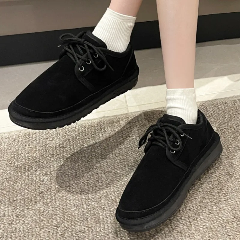 2023 Hot Sale Shoes for Women Lace Up Women's Boots Winter Plush Warm Round Toe Flock Ankle Boots Low-heeled Casual Snow Boots
2023 Hot Sale Shoes for Women Lace Up Women's Boots Winter Plush Warm Round Toe Flock Ankle Boots Low-heeled Casual Snow Boots