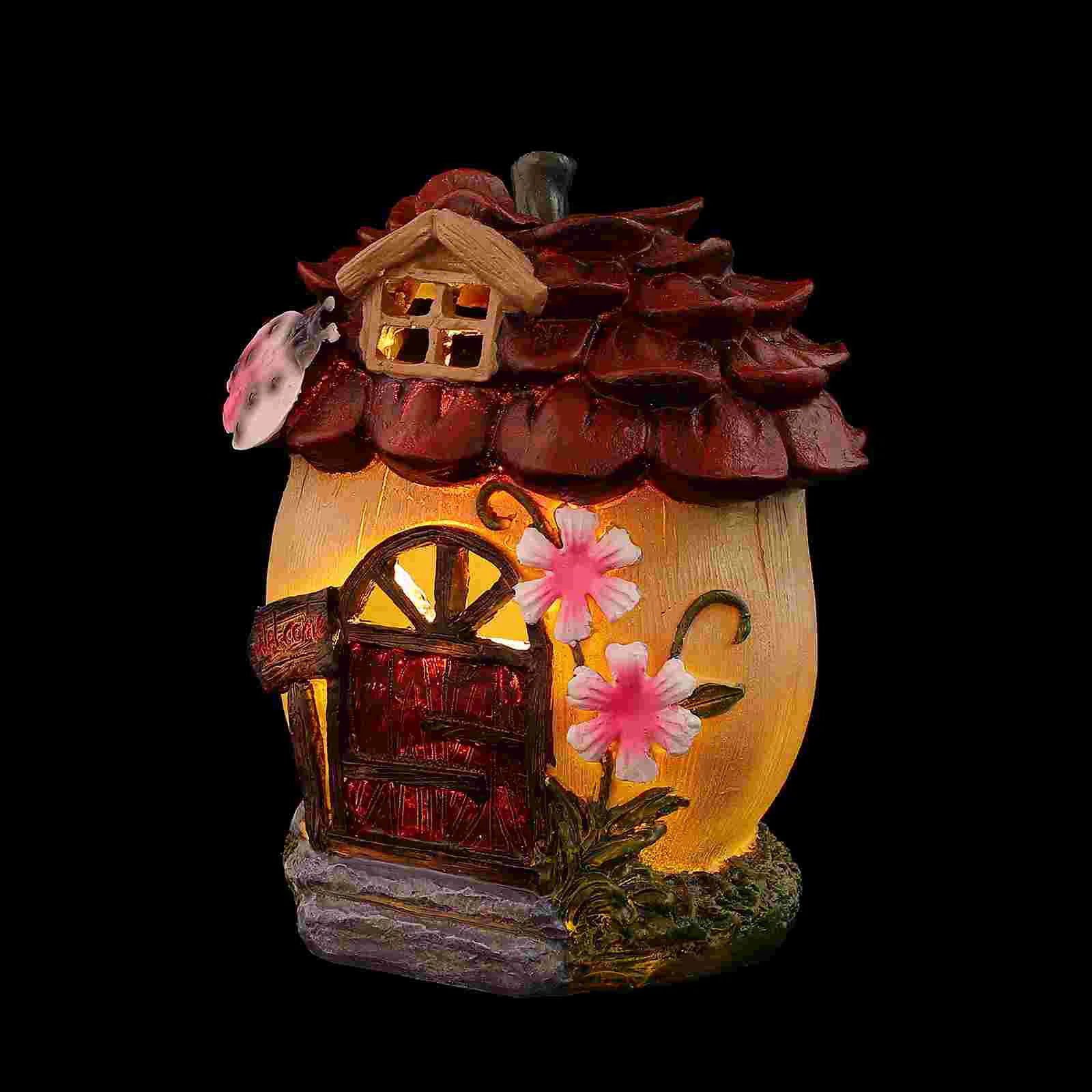 Solar House Lights Garden Decor Outdoor Ornaments Home Adorn Smart Night Miniature Decorative Statue
Solar House Lights Garden Decor Outdoor Ornaments Home Adorn Smart Night Miniature Decorative Statue