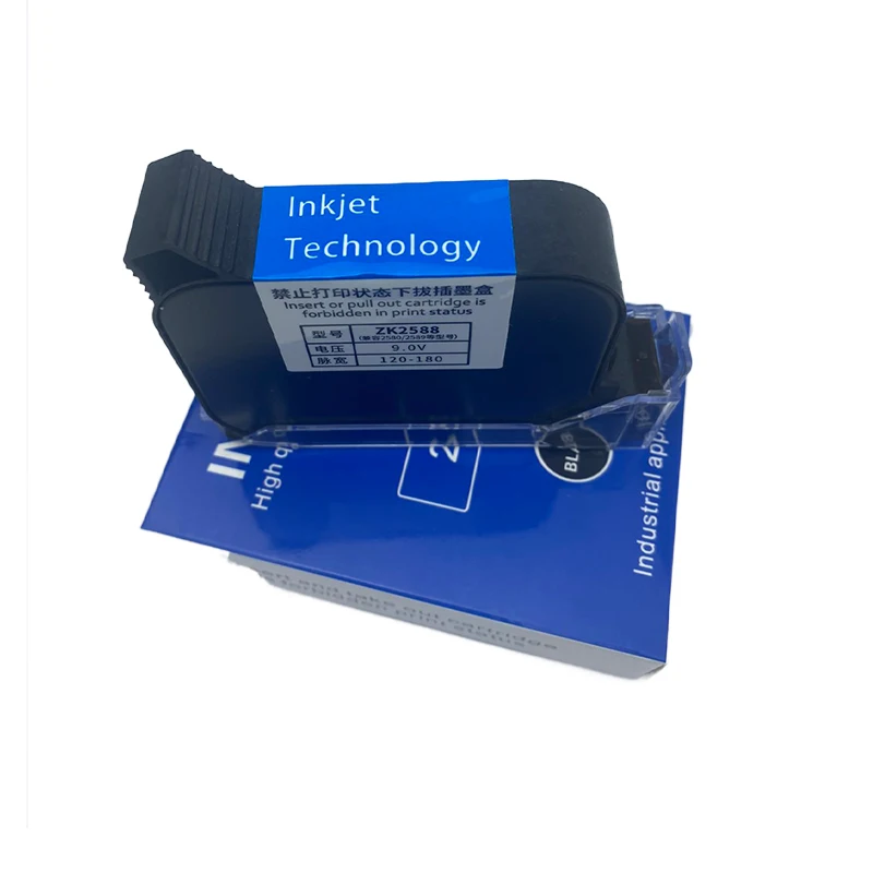 Hot Sale 2588 ZK2588 42ML Black Fast Dry Quick-drying Ink Cartridge 12.7mm Print Height Universal for Handheld Inkjet Printer
Hot Sale 2588 ZK2588 42ML Black Fast Dry Quick-drying Ink Cartridge 12.7mm Print Height Universal for Handheld Inkjet Printer