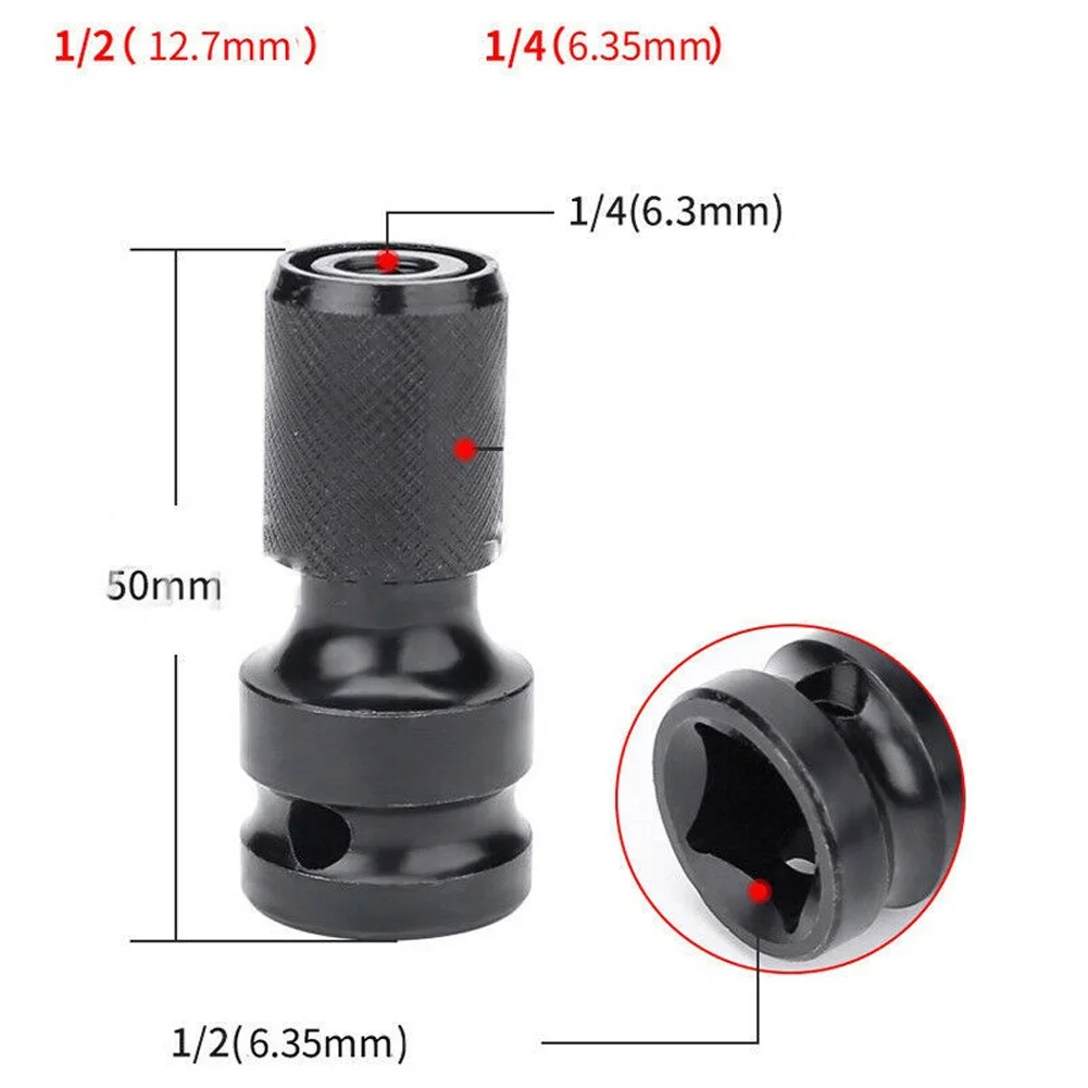 Expansion Adapter Chuck Converter Hex Shank High Quality 1/2inch Steel 1/4inch Vanadium 100% Brand New Chrome Drive
Expansion Adapter Chuck Converter Hex Shank High Quality 1/2inch Steel 1/4inch Vanadium 100% Brand New Chrome Drive