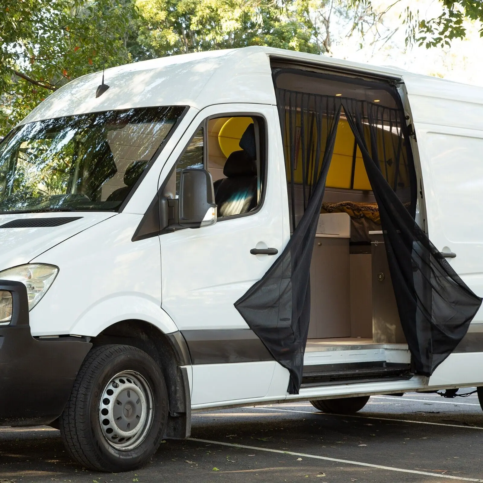 Van Bug Screen for Sprinter, Ford Transit, ProMaster & Other Campervans, Universal Size Magnetic Mosquito Net for Motorhomes, RV
Van Bug Screen for Sprinter, Ford Transit, ProMaster & Other Campervans, Universal Size Magnetic Mosquito Net for Motorhomes, RV