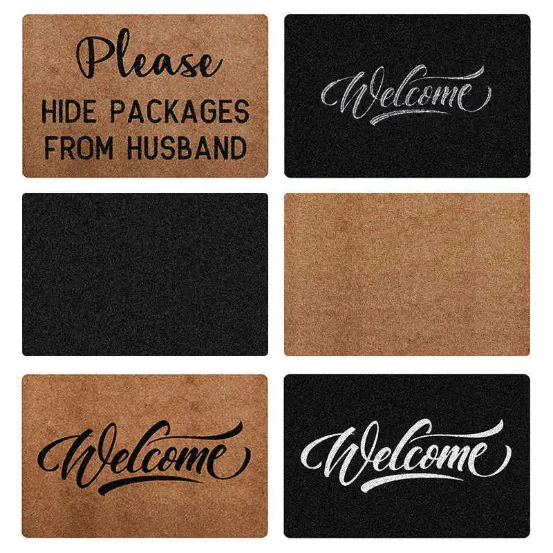 Home Deocorative Doormat Front Door Mat Outdoor Indoor Black Coffee Polyester Fiber Anti-Slip Floor Mat Carpet Shoes Clean Mats
Home Deocorative Doormat Front Door Mat Outdoor Indoor Black Coffee Polyester Fiber Anti-Slip Floor Mat Carpet Shoes Clean Mats