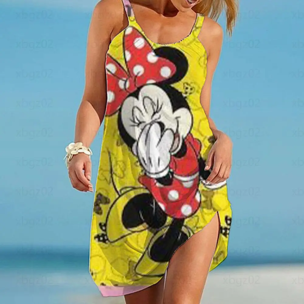 Elegant Dresses for Women Minnie Mouse 2022 Sling Women's Dress Boho Summer Woman Print Loose Beach Sleeveless Cool Sexy Disney
Elegant Dresses for Women Minnie Mouse 2022 Sling Women's Dress Boho Summer Woman Print Loose Beach Sleeveless Cool Sexy Disney