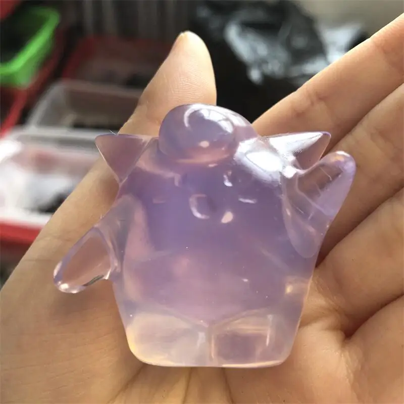Natural Pink Opalite Cartoon Carving Crystal Crafts Hand-made Ornaments Collection Healthy Toys 1pcs
Natural Pink Opalite Cartoon Carving Crystal Crafts Hand-made Ornaments Collection Healthy Toys 1pcs