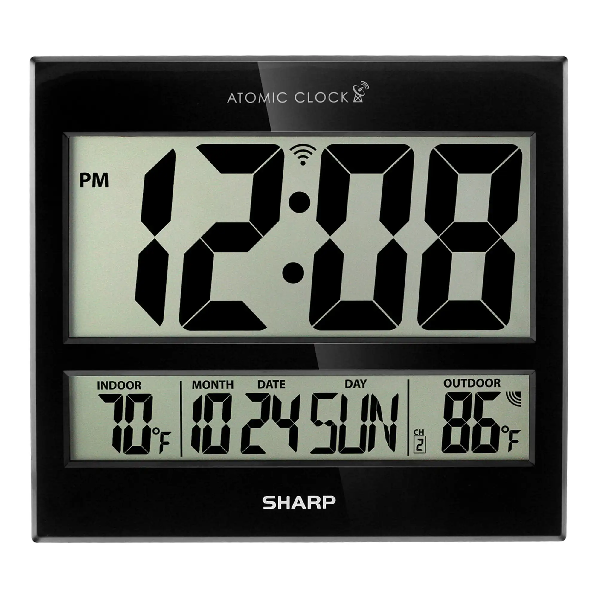 Стандартные часы Atomic Clock Jumbo, 3 дюйма, оформление оформления, черный цвет, классический стиль
Стандартные часы Atomic Clock Jumbo, 3 дюйма, оформление оформления, черный цвет, классический стиль