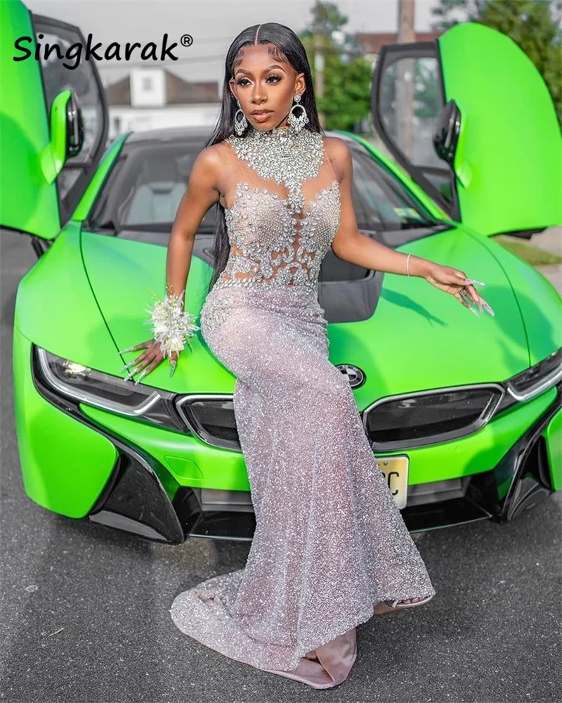 Sparkly Sexy Beading Mermaid Prom Dress 2022 Lace Rhinestones Birthday Party Dress Celebrity Gowns Luxury Aso Ebi Robe De Bal
Sparkly Sexy Beading Mermaid Prom Dress 2022 Lace Rhinestones Birthday Party Dress Celebrity Gowns Luxury Aso Ebi Robe De Bal