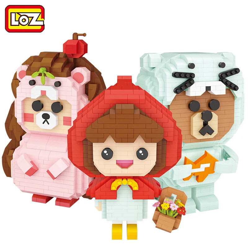 LOZ Blocks Cartoon Auction Figure Bricks Anime Bear Model for Girls Gifts Cute Doll Children Toys Kids Christmas Present 9245
LOZ Blocks Cartoon Auction Figure Bricks Anime Bear Model for Girls Gifts Cute Doll Children Toys Kids Christmas Present 9245