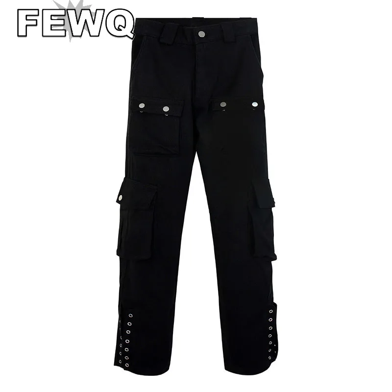 FEWQ Safari Style Men's Jeans Multi Pocket Hem Split Casual Male Denim Trousers Straight Pants 2023 Spring Stylish New 24B1862
FEWQ Safari Style Men's Jeans Multi Pocket Hem Split Casual Male Denim Trousers Straight Pants 2023 Spring Stylish New 24B1862