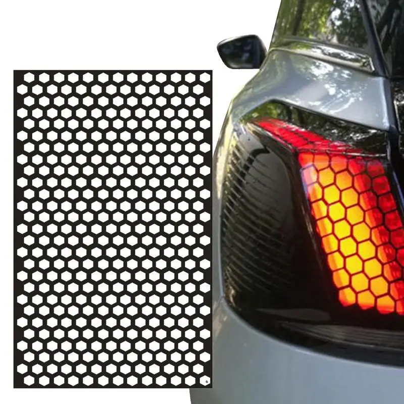 Car Rear Tail Light Lamp Stickers | Honeycomb Type Decal | Fog Light Smoke Film Decoration Wrap Waterproof Decal Car Exterior Ac
Car Rear Tail Light Lamp Stickers | Honeycomb Type Decal | Fog Light Smoke Film Decoration Wrap Waterproof Decal Car Exterior Ac