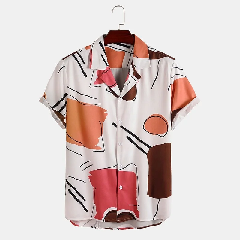 Camisas Para Hombre 2022 летняя новая мужская рубашка в европейском и американском стиле с принтом, трендовая Свободная рубашка с короткими рукавами, ...
Camisas Para Hombre 2022 летняя новая мужская рубашка в европейском и американском стиле с принтом, трендовая Свободная рубашка с короткими рукавами, ...