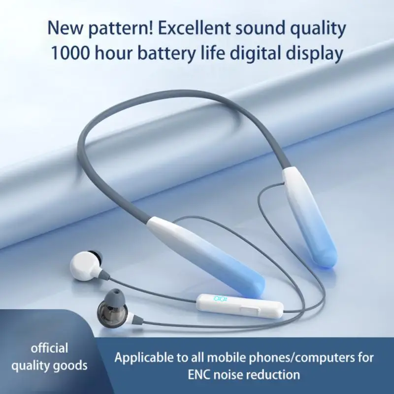 DC 5V Low Power Consumption Hanging Neck Earphones Waterproof Ipx5 Wireless Headphones Voice Prompt Ultra Long Battery Life
DC 5V Low Power Consumption Hanging Neck Earphones Waterproof Ipx5 Wireless Headphones Voice Prompt Ultra Long Battery Life