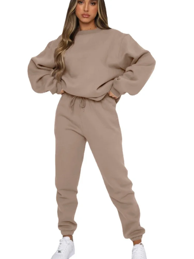 Women Winter Tracksuit 2 Pieces Set Loose Long Sleeves Solid Thick Pockets Women Top Pants Set Two Piece Sets Womens Outifits 
Women Winter Tracksuit 2 Pieces Set Loose Long Sleeves Solid Thick Pockets Women Top Pants Set Two Piece Sets Womens Outifits