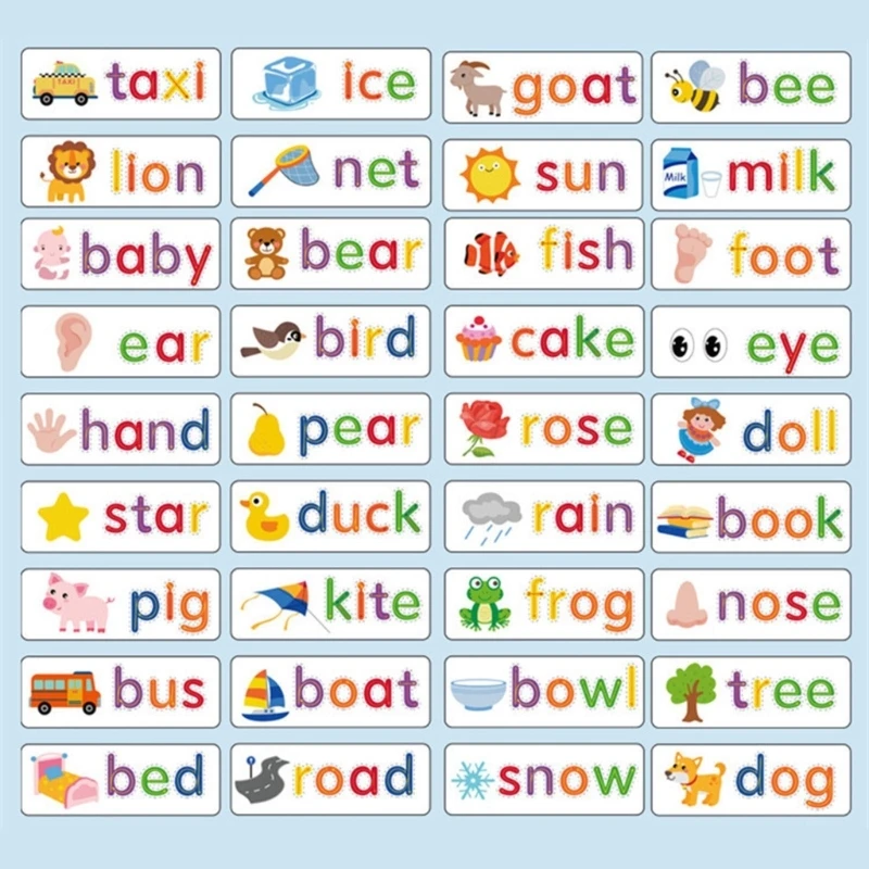 Children Words Cognition Letter Pairing Game Spelling Learning Board Game Toy Word Enlightenment Boys Girls Favor Gift
Children Words Cognition Letter Pairing Game Spelling Learning Board Game Toy Word Enlightenment Boys Girls Favor Gift