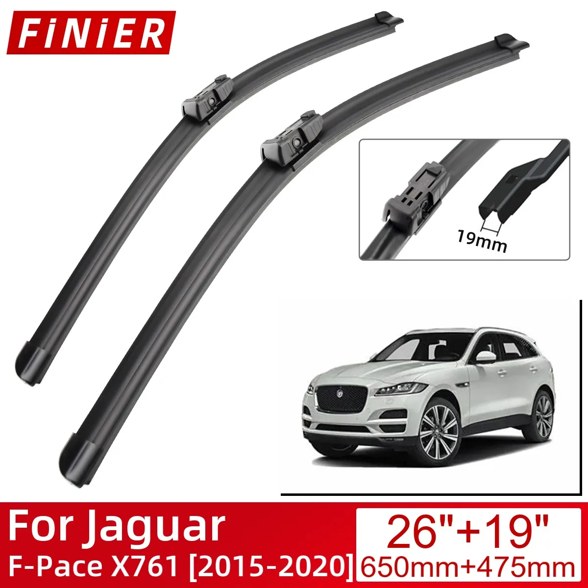 For Jaguar F-Pace X761 2015-2020 Car Accessories Front Windscreen Wiper Blade Brushes Wipers 2020 2019 2018 2017
For Jaguar F-Pace X761 2015-2020 Car Accessories Front Windscreen Wiper Blade Brushes Wipers 2020 2019 2018 2017