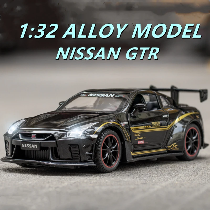 1:32 NISSAN GTR R35 Sports Car Alloy Car Model Diecasts & Toy Vehicles Toy Cars Simulation Kid Toys For Children Gifts Boy Toy
1:32 NISSAN GTR R35 Sports Car Alloy Car Model Diecasts & Toy Vehicles Toy Cars Simulation Kid Toys For Children Gifts Boy Toy