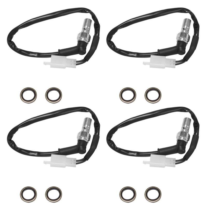 4X Universal Motorcycle Hydraulic Brake Pressure Rear Light Switch Hollow Bolt Accessories M10 1.25Mm
4X Universal Motorcycle Hydraulic Brake Pressure Rear Light Switch Hollow Bolt Accessories M10 1.25Mm