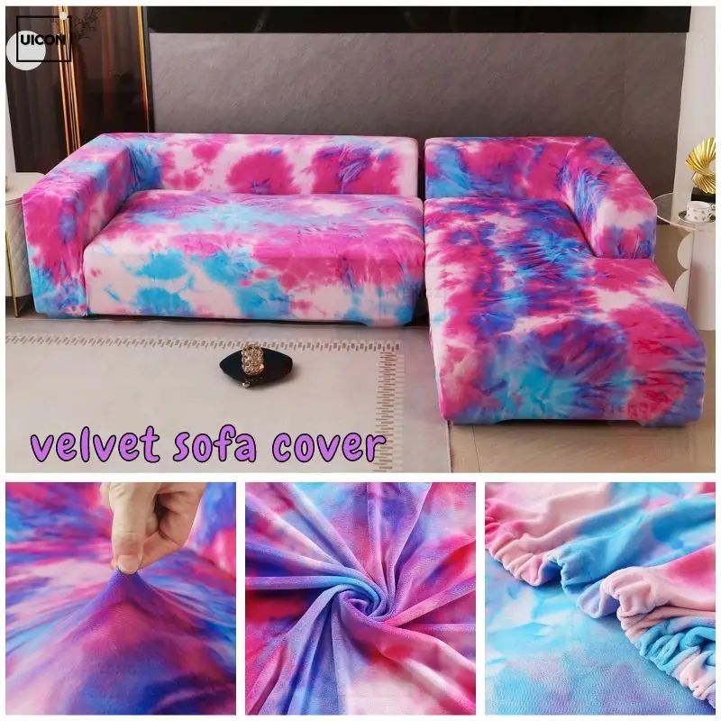 Бархатный Чехол Tie Dye для дивана, эластичное покрытие L-образной формы для гостиной
Бархатный Чехол Tie Dye для дивана, эластичное покрытие L-образной формы для гостиной