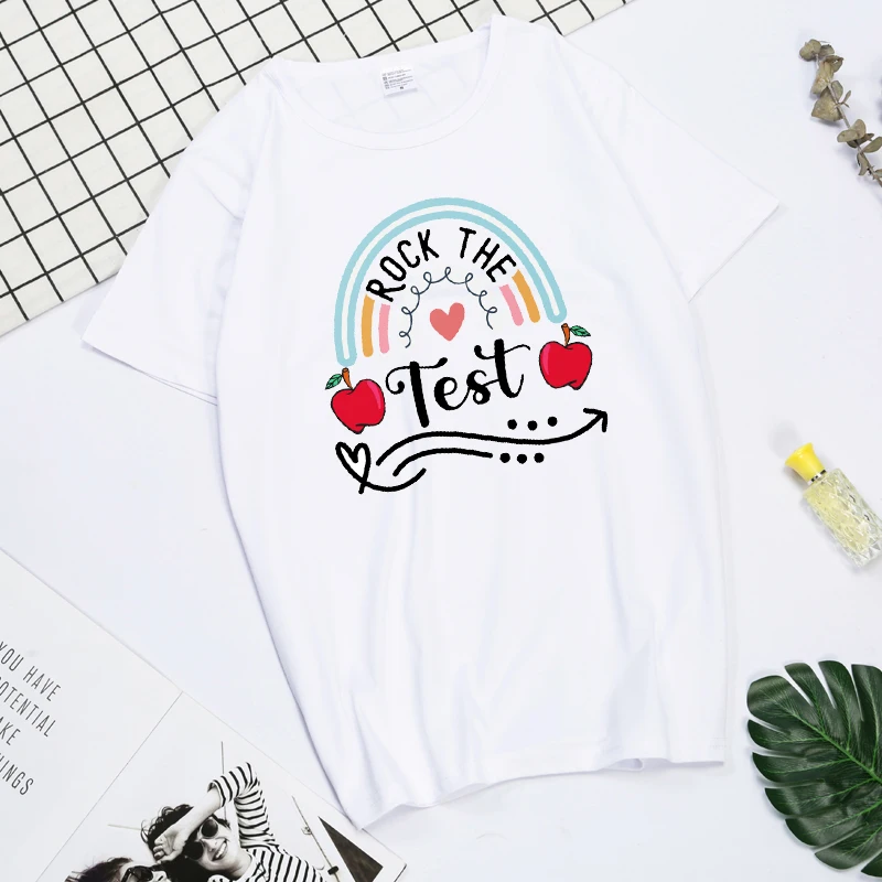 teacher Shirts For Women Printed Rainbow Teacher Casual Gift Harajuku Tee Shirts Lady Summer Short Sleeve Tops Female Tshirt
teacher Shirts For Women Printed Rainbow Teacher Casual Gift Harajuku Tee Shirts Lady Summer Short Sleeve Tops Female Tshirt