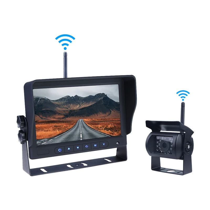 7 inch 9- 24V Heavy Duty Bus/Truck 2.4G car vehicle cctv monitoring hd video back up Wireless Rear View Camera System
7 inch 9- 24V Heavy Duty Bus/Truck 2.4G car vehicle cctv monitoring hd video back up Wireless Rear View Camera System