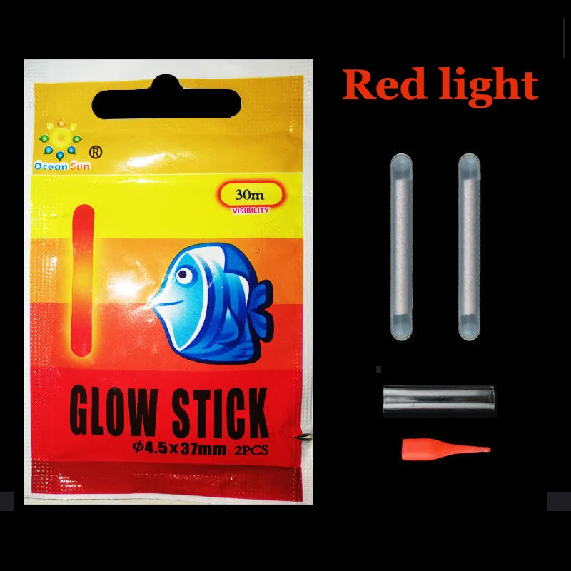 2pcs/pack 4.5*37mm Red Light Fishing Luminous Rod Float Night for Carp Fishing Lightstick Visibility 30/50m Glowing Fluorescent
2pcs/pack 4.5*37mm Red Light Fishing Luminous Rod Float Night for Carp Fishing Lightstick Visibility 30/50m Glowing Fluorescent