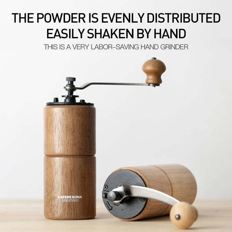 Solid Wooden Coffee Grinder Portable Hand-cranked Coffee Machine Grinding Bean Cast Iron Grinding Core Kitchen Tools
Solid Wooden Coffee Grinder Portable Hand-cranked Coffee Machine Grinding Bean Cast Iron Grinding Core Kitchen Tools