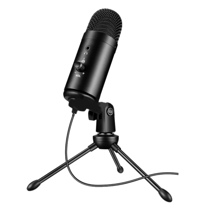 Microphone USB Noise Reduction Chip Condenser Microphones For Laptop Win Mac OS Computer Recording Studio Streaming
Microphone USB Noise Reduction Chip Condenser Microphones For Laptop Win Mac OS Computer Recording Studio Streaming
