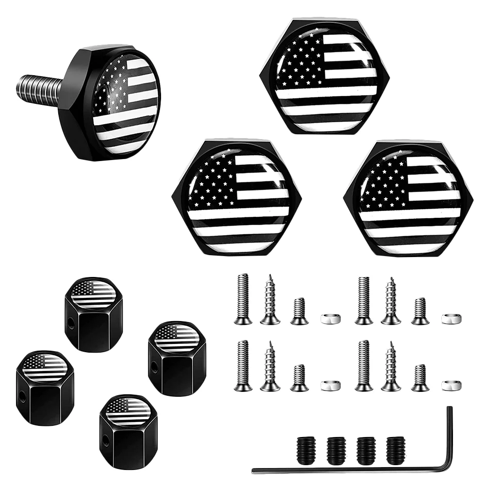 4 Sets Chic Stainless Steel USA Flag License Plate Screw License Plate Bolt License Plate Screws
4 Sets Chic Stainless Steel USA Flag License Plate Screw License Plate Bolt License Plate Screws