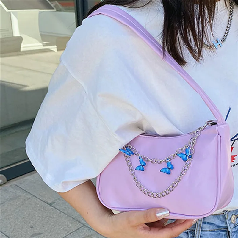 Women Butterfly Chain Shoulder Bags Handbags Ladies Solid Color Small Shopper Bag PU Leather Fashion Purse Bag 2023 New Female
Women Butterfly Chain Shoulder Bags Handbags Ladies Solid Color Small Shopper Bag PU Leather Fashion Purse Bag 2023 New Female