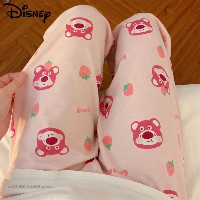 Disney Clothes Cartoon Bear Lotso Pink Pajama Pants Women Spring Soft Casual Trousers Y2k Female Korean Trend Sweet Home Pants
Disney Clothes Cartoon Bear Lotso Pink Pajama Pants Women Spring Soft Casual Trousers Y2k Female Korean Trend Sweet Home Pants