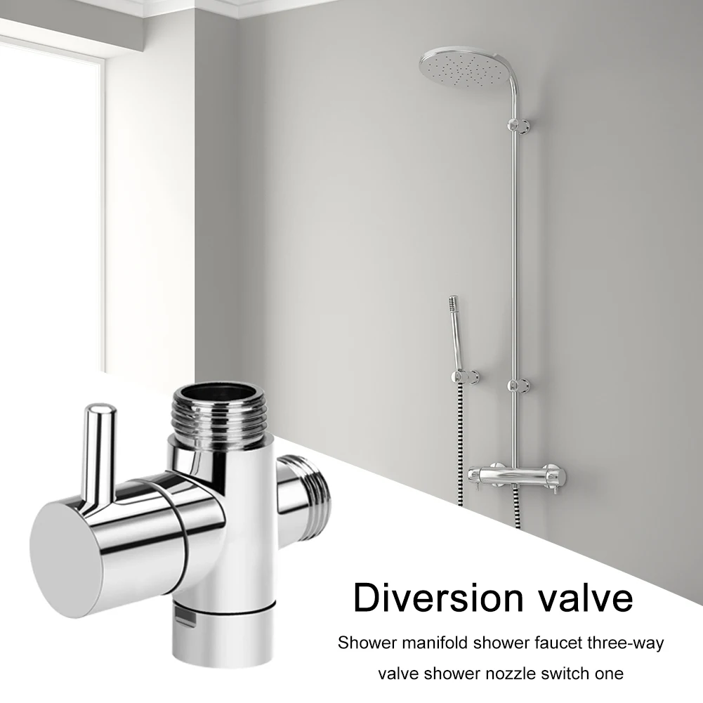 Valve Head faucet Bathroom Accessories Water Separator Switch Adapter Control 1/2 3 Way Connector Shower Diverter
Valve Head faucet Bathroom Accessories Water Separator Switch Adapter Control 1/2 3 Way Connector Shower Diverter