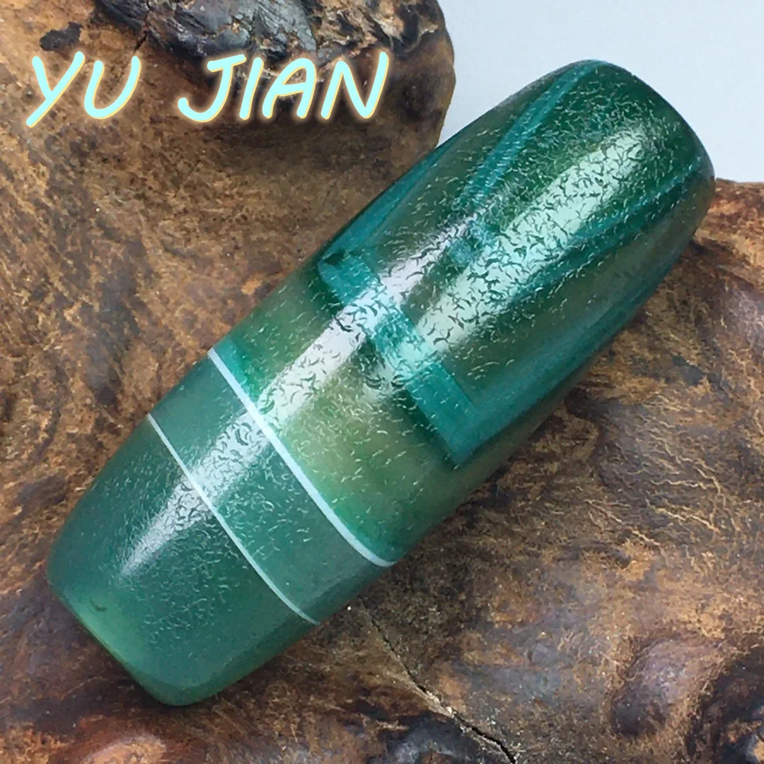 Newest Natural Silk-Wrapped Old Green Pattern Agate Fine High-end Pendant Scarce Dzi Beads Jade Necklace Chain Exquisite Jewelry
Newest Natural Silk-Wrapped Old Green Pattern Agate Fine High-end Pendant Scarce Dzi Beads Jade Necklace Chain Exquisite Jewelry