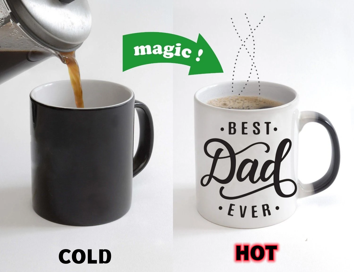 Best Dad Ever Dad Mugs Fathers Day Gifts Dad Cups Travel Cups Cups Color Changing Magic Coffee Mug Papa Tea Cup Heat Reveal Mug
Best Dad Ever Dad Mugs Fathers Day Gifts Dad Cups Travel Cups Cups Color Changing Magic Coffee Mug Papa Tea Cup Heat Reveal Mug