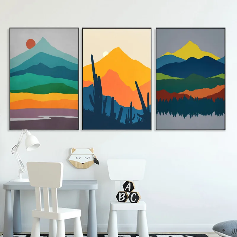 Anime Cartoon Home Living Room Entrance Children's Room Decoration Creative Color Landscape Painting Vintage Room Decoration
Anime Cartoon Home Living Room Entrance Children's Room Decoration Creative Color Landscape Painting Vintage Room Decoration