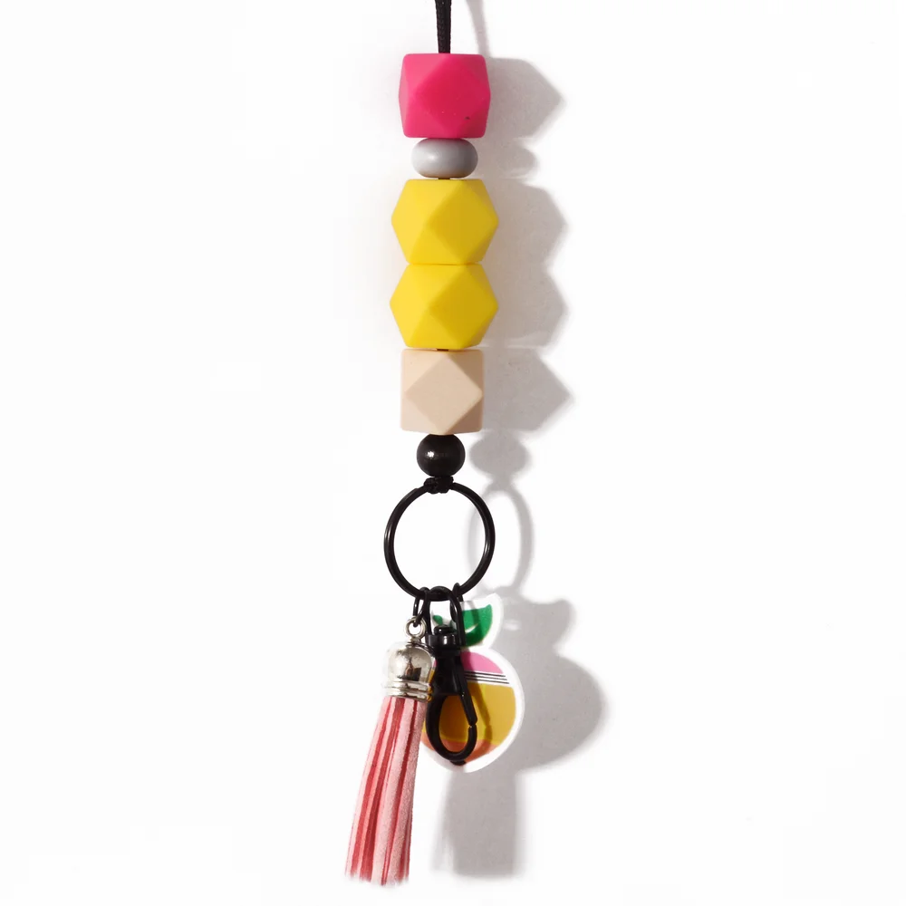 Silicone Beaded Lanyard Necklace Lanyards Beaded ID Badge Lanyard Breakaway Necklace for Teachers Nurse Employees Students Charm
Silicone Beaded Lanyard Necklace Lanyards Beaded ID Badge Lanyard Breakaway Necklace for Teachers Nurse Employees Students Charm