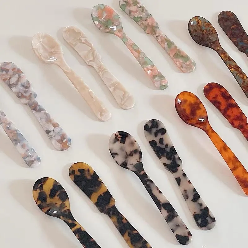 Dinnerware Sets Cute Dessert Spoon Butter Knife Set Leopard Print Dessert Tableware Kitchen Utensils
Dinnerware Sets Cute Dessert Spoon Butter Knife Set Leopard Print Dessert Tableware Kitchen Utensils