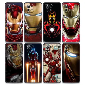 Marvel Ironman For Xiaomi 11 Lite 5G NE Cases For Xiaomi Mi 11T 11 Lite 12 Pro Poco X3 NFC F3 M3 M4 X4 Pro Cover Fundas Iron Man