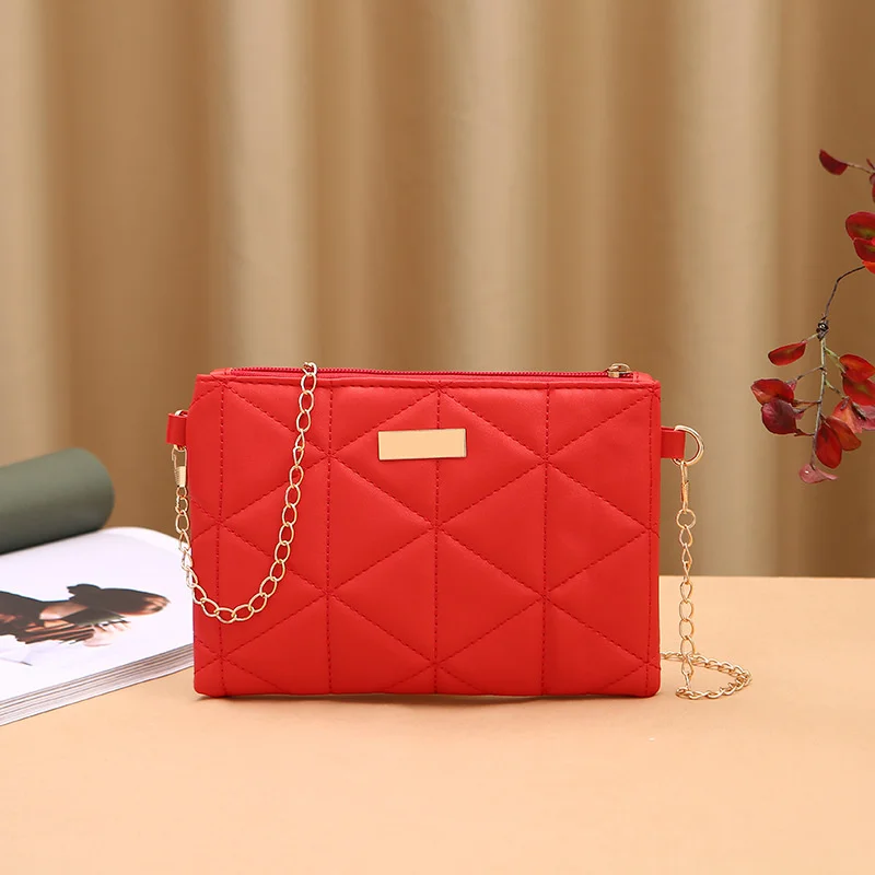 Women's Small Square Bag Fashion Embroidered Diamond Lattice Chain Shoulder Cross Messenger Bags
Women's Small Square Bag Fashion Embroidered Diamond Lattice Chain Shoulder Cross Messenger Bags
