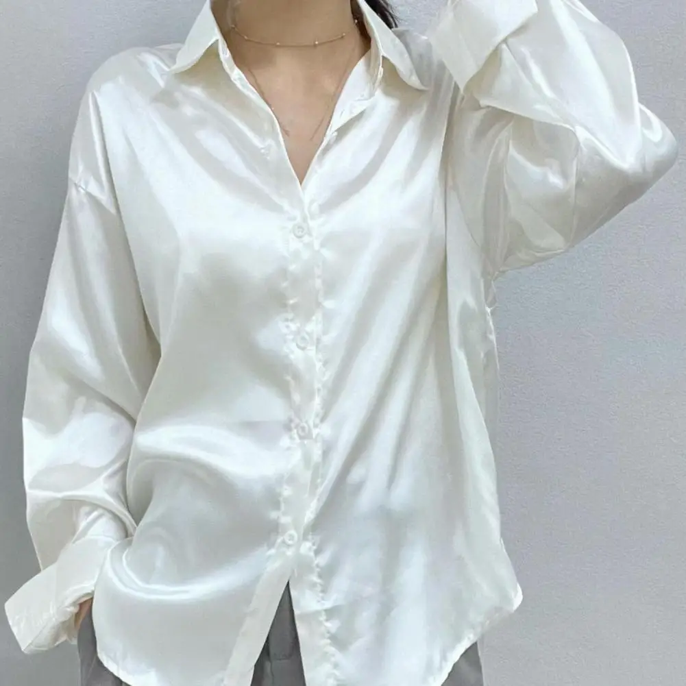 Рубашка женская однобортная атласная с отложным воротником, элегантная однотонная блузка с драпировкой, с длинным рукавом, модная одежда в ...
Рубашка женская однобортная атласная с отложным воротником, элегантная однотонная блузка с драпировкой, с длинным рукавом, модная одежда в ...