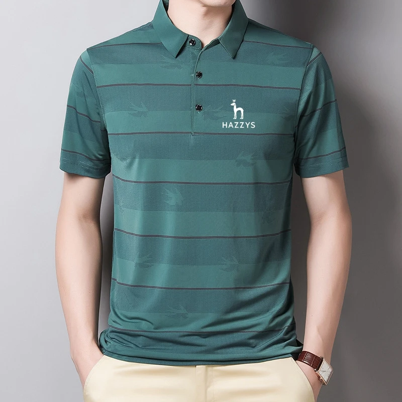 HAZZYS Men's Fashion Golf T-shirt Summer Tight Short Sleeve Shirt Street Wear Polo Men Wear Korean Top
HAZZYS Men's Fashion Golf T-shirt Summer Tight Short Sleeve Shirt Street Wear Polo Men Wear Korean Top