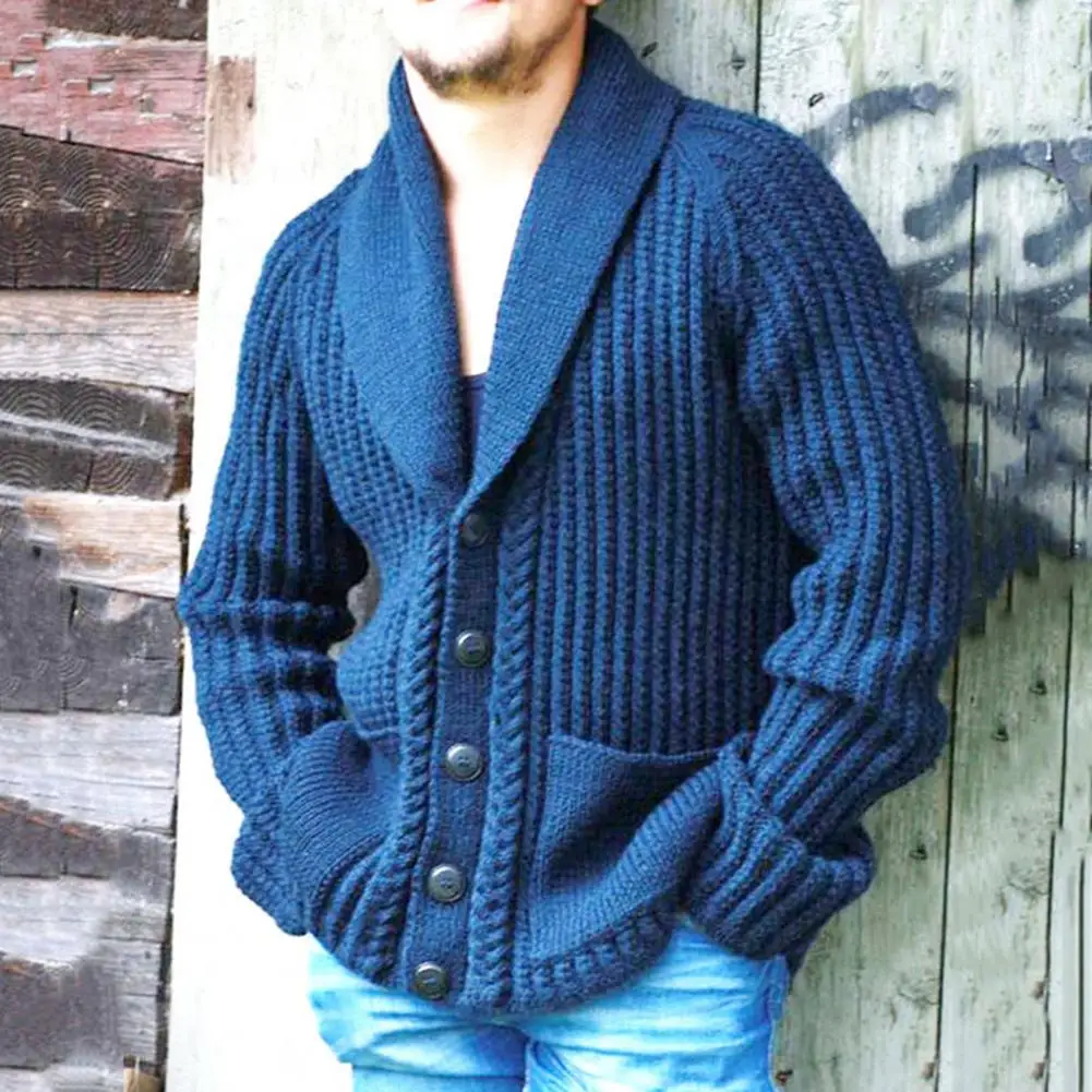 Men Sweater Knitted Coat Lapel Loose Cardigan Warm Single-breasted Thicken Casual Autumn Sweater Coat Male Clothing 가디건
Men Sweater Knitted Coat Lapel Loose Cardigan Warm Single-breasted Thicken Casual Autumn Sweater Coat Male Clothing 가디건