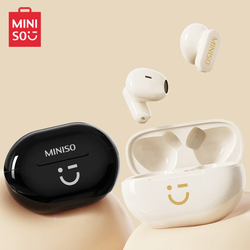

Miniso M08 Bluetooth Earphones TWS Wireless Gaming Low Latency Headset Music HiFi Sound Stereo Headphones Touch Control Earbuds