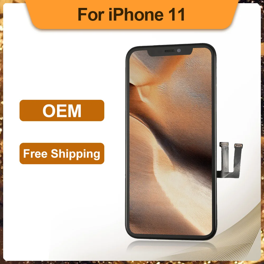 ЖК-экран для iPhone 11, сменный OLED-дисплей для X XR XS 12 Pro, с 3D сенсорным дигитайзером в сборе, 11 Pro MAX, OEM ЖК-дисплей
ЖК-экран для iPhone 11, сменный OLED-дисплей для X XR XS 12 Pro, с 3D сенсорным дигитайзером в сборе, 11 Pro MAX, OEM ЖК-дисплей