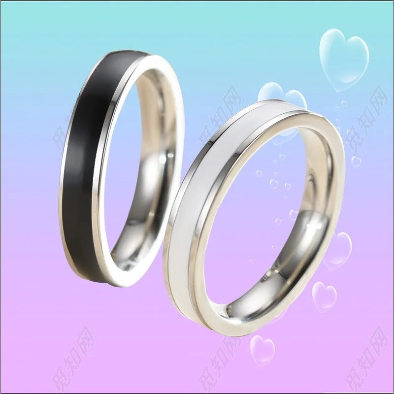 Stainless Steel Couple Ring 4MM Epoxy Rings Simple Titanium Steel Engagement Rings for Women Men Jewlery Rings Size 11
Stainless Steel Couple Ring 4MM Epoxy Rings Simple Titanium Steel Engagement Rings for Women Men Jewlery Rings Size 11
