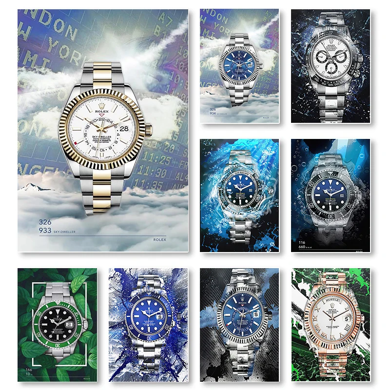 Modern Graffiti Style World Famous Swiss Watch Decoration Mural Canvas Paintings and Living Room Wall Art Prints for Home Decor
Modern Graffiti Style World Famous Swiss Watch Decoration Mural Canvas Paintings and Living Room Wall Art Prints for Home Decor