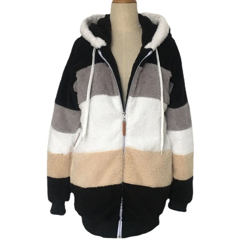 Winter Loose Plush Multi-Color Hooded Coat for Women plus size feminino women fur jacket Christmas Thick (Winter)
Winter Loose Plush Multi-Color Hooded Coat for Women plus size feminino women fur jacket Christmas Thick (Winter)