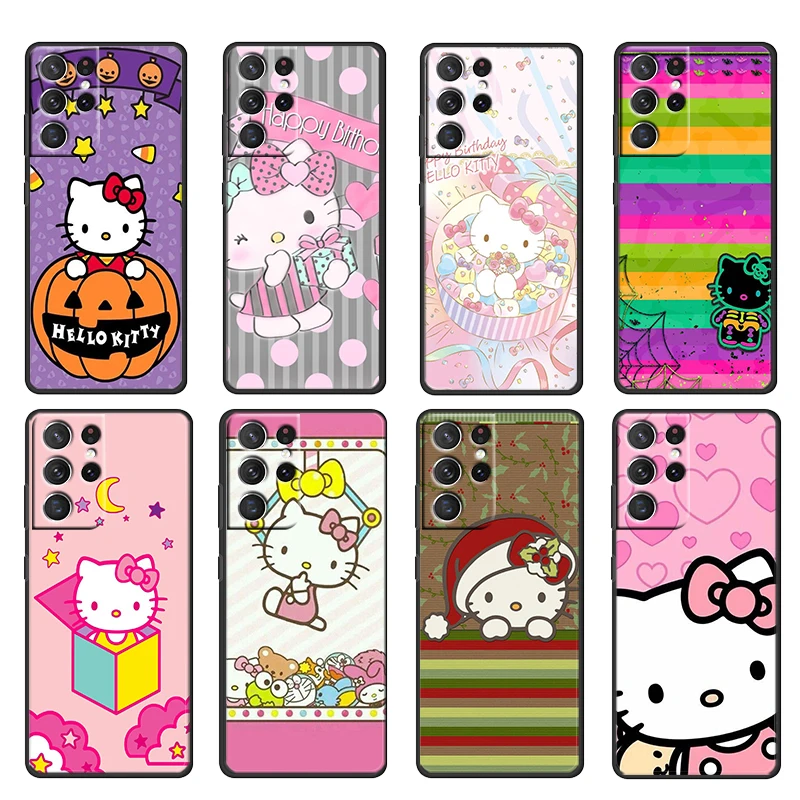 HelloKitty Cartoon Girl For Samsung Galaxy S22 S21 S20 Ultra Plus Pro S10 S9 S8 S7 5G Soft Silicone Black Phone Case Cover Coque
HelloKitty Cartoon Girl For Samsung Galaxy S22 S21 S20 Ultra Plus Pro S10 S9 S8 S7 5G Soft Silicone Black Phone Case Cover Coque