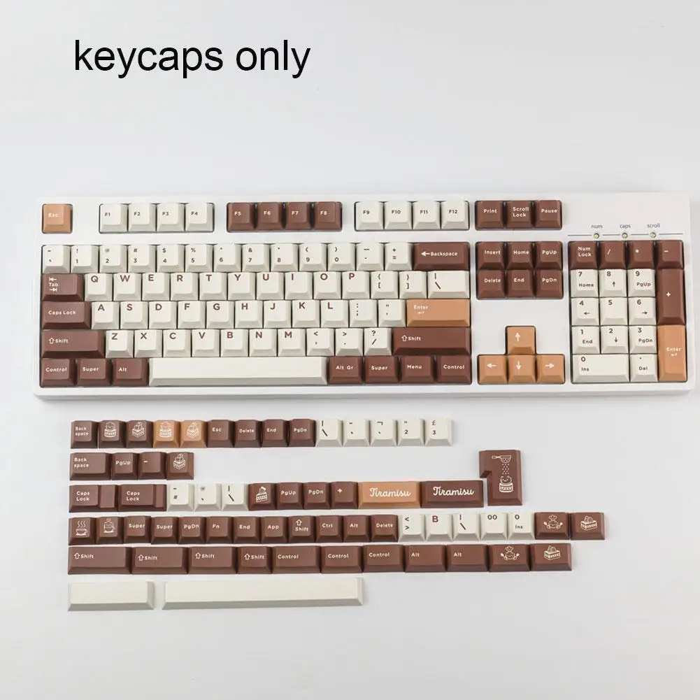 

164/104 Keys GMK Tiramisu Keycaps Profile PBT Dye Sublimation Mechanical Gaming Keyboard Key Caps For MX Switch