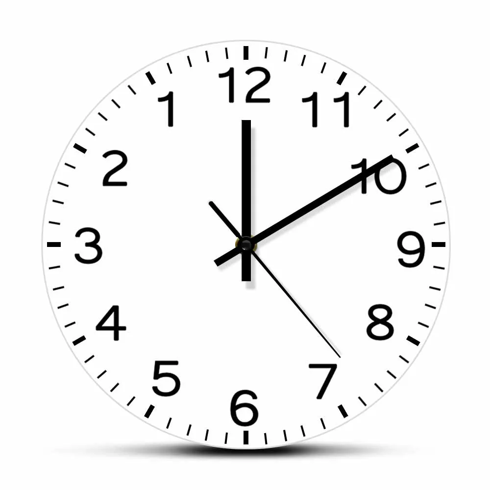 

Часы настенные с обратным отсчетом против часовой стрелки, простые дизайнерские для домашнего декора, с принтом для гостиной