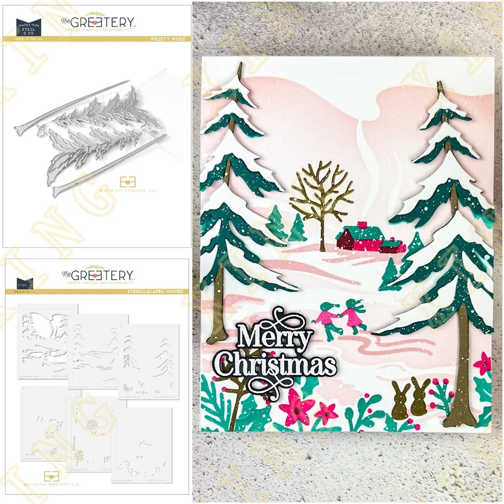 Frosty Pines Metal Cutting Dies Stencils for Diy Scrapbooking Album Stamp Make Paper Card Embossing 2022 New Arrival Die Cut
Frosty Pines Metal Cutting Dies Stencils for Diy Scrapbooking Album Stamp Make Paper Card Embossing 2022 New Arrival Die Cut