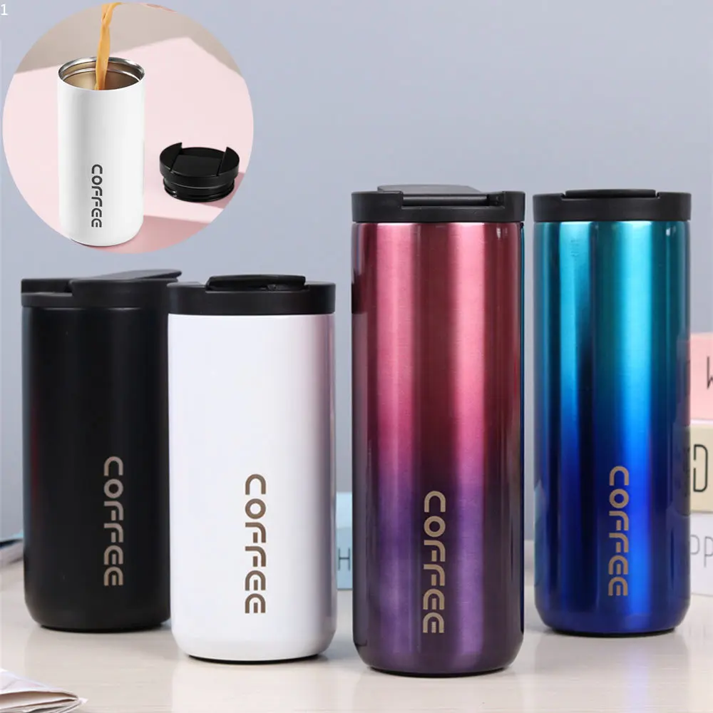 400ml/550ml Double Stainless Steel Coffee Milk Tea Mug Flap Lid Leak-Proof Travel Thermal Cup Thermos Mug Water Bottle Drinkware
400ml/550ml Double Stainless Steel Coffee Milk Tea Mug Flap Lid Leak-Proof Travel Thermal Cup Thermos Mug Water Bottle Drinkware